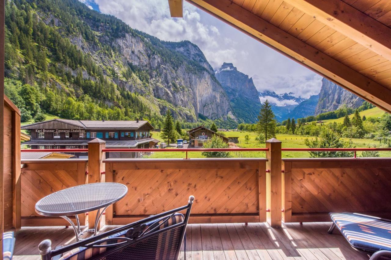 Apartment Lauberhorn, Luxury With Best Views Lauterbrunnen Kültér fotó