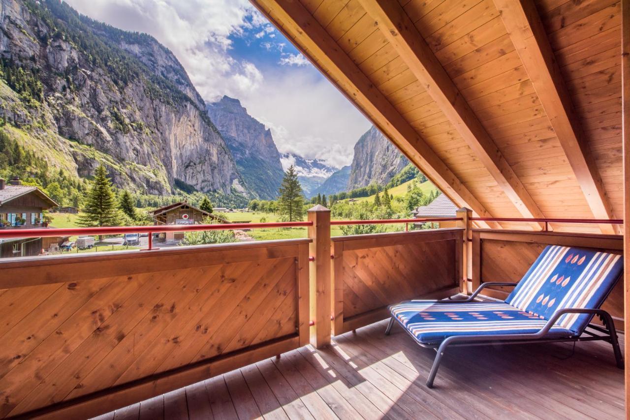 Apartment Lauberhorn, Luxury With Best Views Lauterbrunnen Kültér fotó