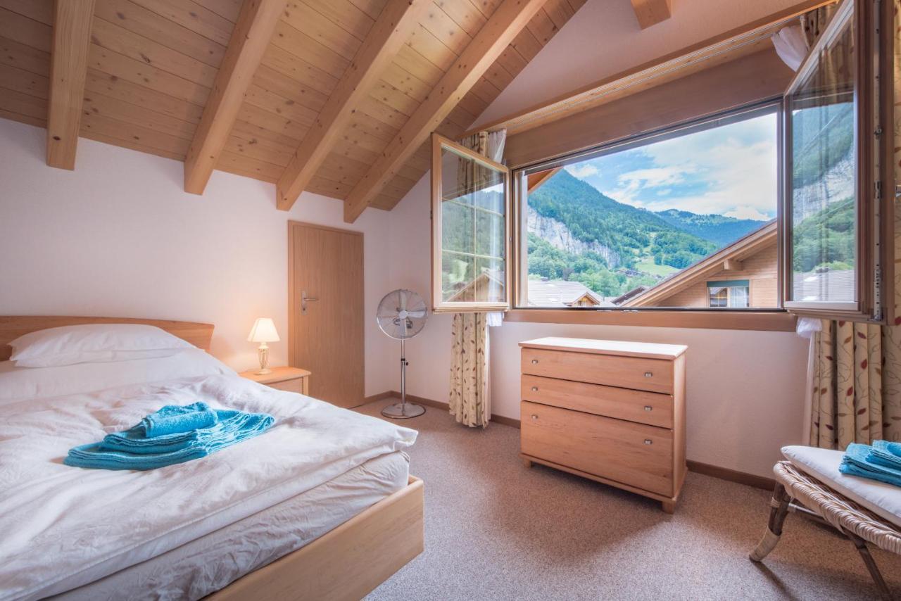 Apartment Lauberhorn, Luxury With Best Views Lauterbrunnen Kültér fotó